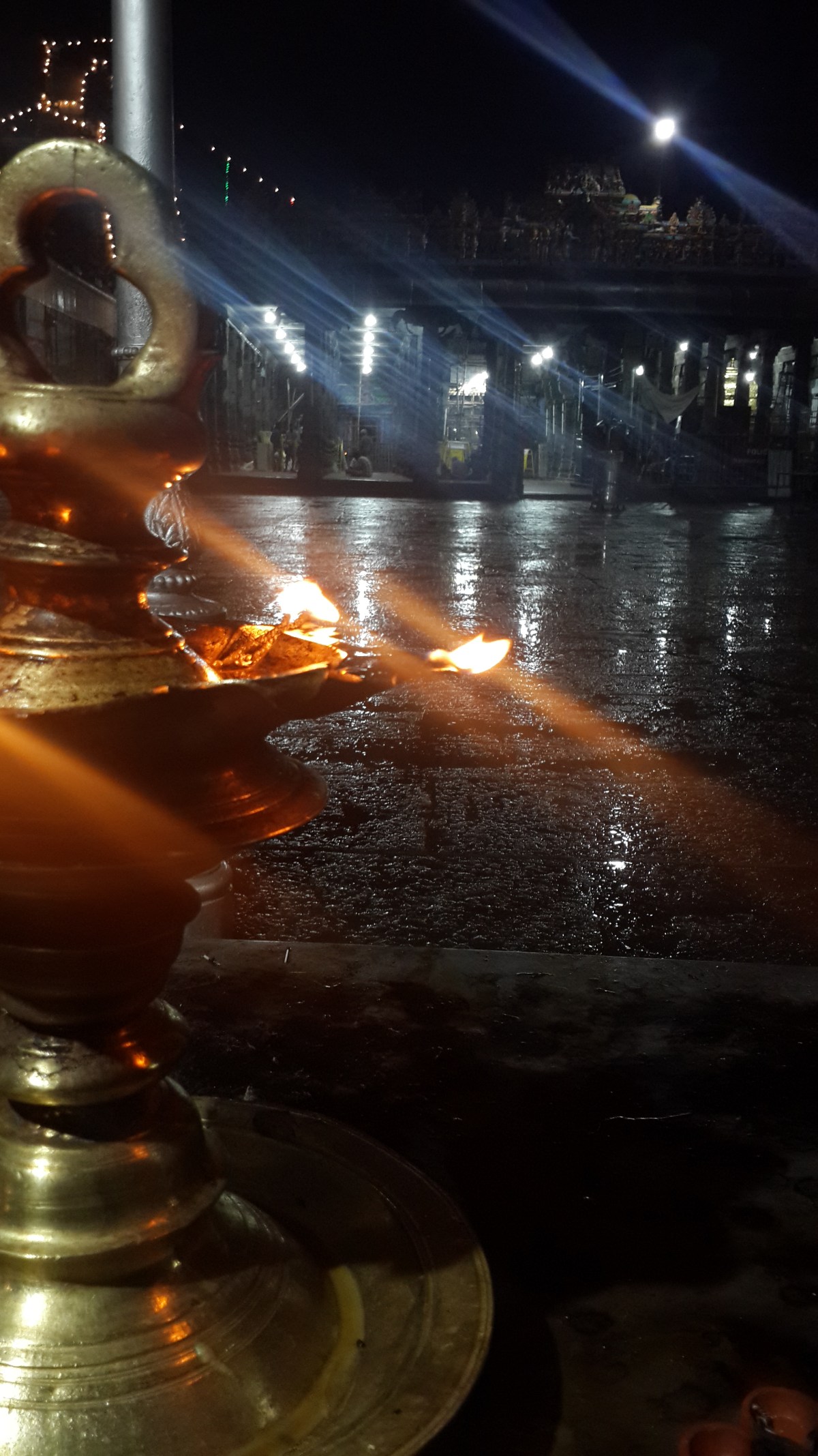 The trio of water, fire and light